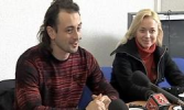 5.Лена и Илья Авербух на пресс-конференции перед шоу